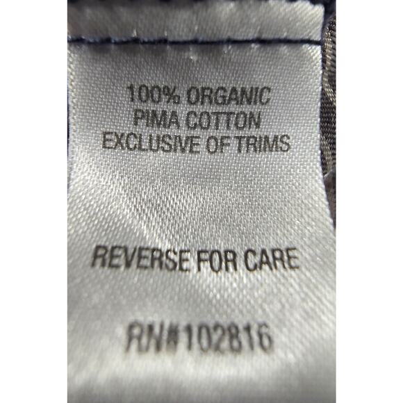 Garnet Hill Women's Organic Cotton Flannel Button Down Slim Fit Shirt Plaid 8 - Picture 7 of 8